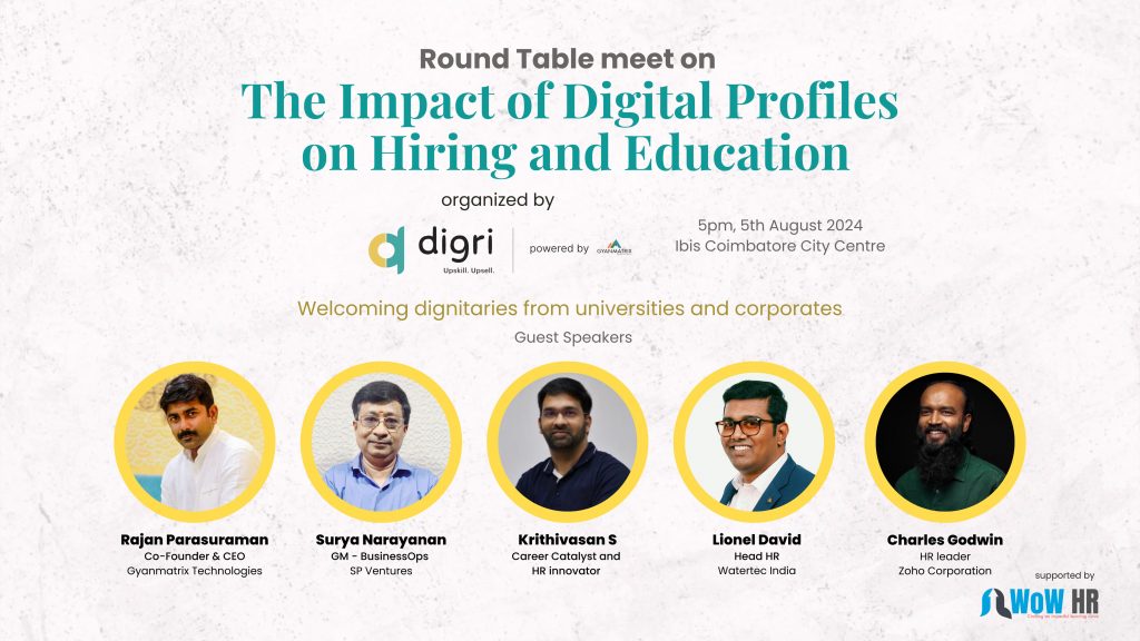 Event Recap: Roundtable on The Impact of Digital Profiles on Hiring and Education 